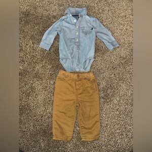 Baby boy matching set